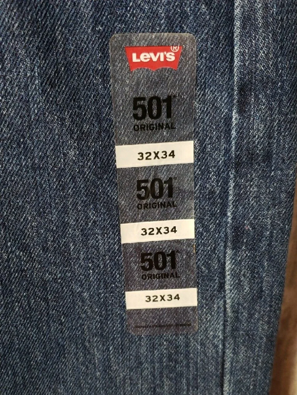 Levi's 501 Men's Button-Fly Straight Leg Jeans in Dark Indigo Size 32x34